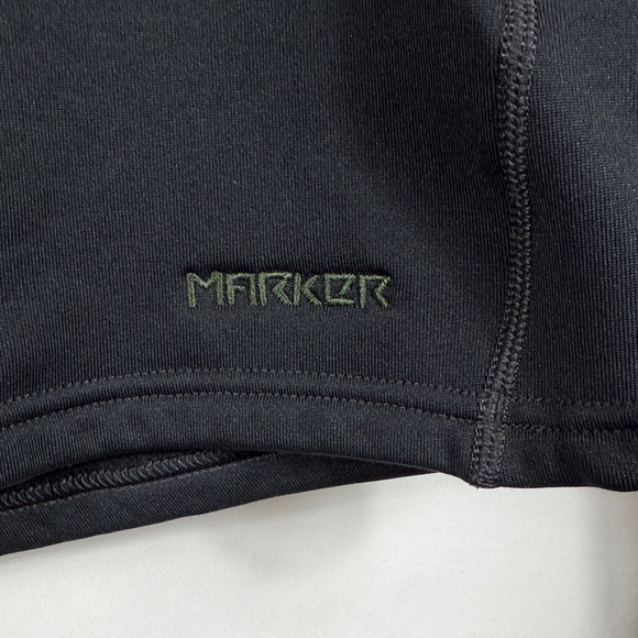 Marker Black Protective 1/4 Zip Snow Apparel Base Layer. Womens Size S. stretchy - Picture 3 of 4